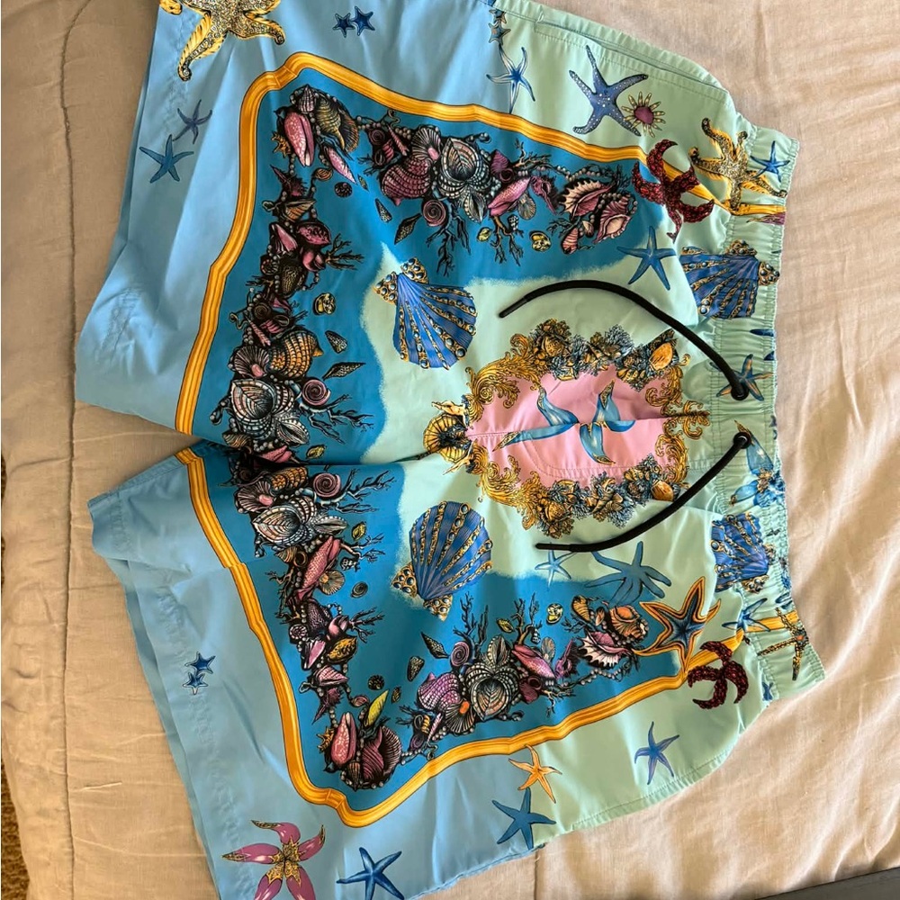 Versace Blue Swim Shorts